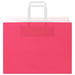 Pungi de hârtie 250 buc cu mânere roz 32x17x25 cm - WALTI WALTI