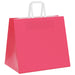 Pungi de hârtie 250 buc cu mânere roz 32x22x28 cm - WALTI WALTI