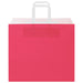 Pungi de hârtie 250 buc cu mânere roz 32x22x28 cm - WALTI WALTI