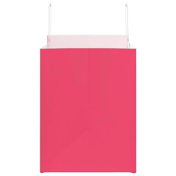 Pungi de hârtie 250 buc cu mânere roz 32x22x28 cm - WALTI WALTI