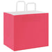 Pungi de hârtie 250 buc cu mânere roz 32x22x28 cm - WALTI WALTI