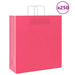 Pungi de hârtie 250 buc cu mânere roz 45x17x48 cm - WALTI WALTI