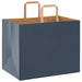 Pungi de hârtie 250 buc cu mânere Albastre 32x22x24 cm - WALTI WALTI
