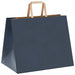 Pungi de hârtie 250 buc cu mânere Albastre 32x22x24 cm - WALTI WALTI