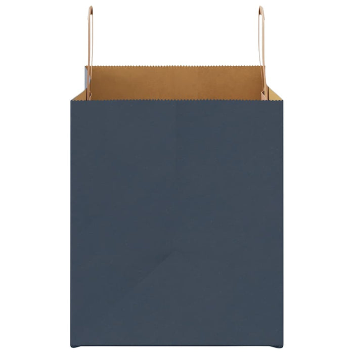 Pungi de hârtie 250 buc cu mânere Albastre 32x22x24 cm - WALTI WALTI