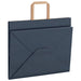 Pungi de hârtie 250 buc cu mânere Albastre 32x22x24 cm - WALTI WALTI