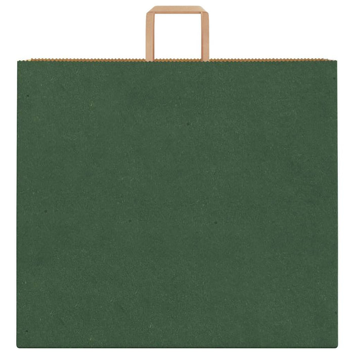Pungi de hârtie 250 buc cu mânere verde 54x15x49 cm - WALTI WALTI