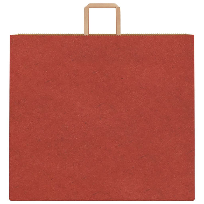 Pungi de hârtie 250 buc cu mânere roșii 54x15x49 cm - WALTI WALTI