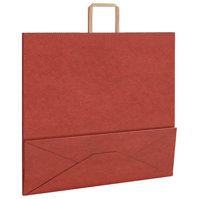Pungi de hârtie 250 buc cu mânere roșii 54x15x49 cm - WALTI WALTI