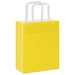 Pungi de hârtie 50 buc cu mânere galbene 18x8x22 cm - WALTI WALTI