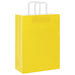 Pungi de hârtie 50 buc cu mânere galbene 26x12x35 cm - WALTI WALTI