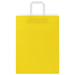 Pungi de hârtie 50 buc cu mânere galbene 26x12x35 cm - WALTI WALTI