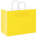 Pungi de hârtie 50 buc cu mânere galbene 32x17x25 cm - WALTI WALTI