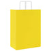 Pungi de hârtie 50 buc cu mânere galbene 32x17x44 cm - WALTI WALTI