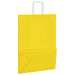 Pungi de hârtie 50 buc cu mânere galbene 32x17x44 cm - WALTI WALTI