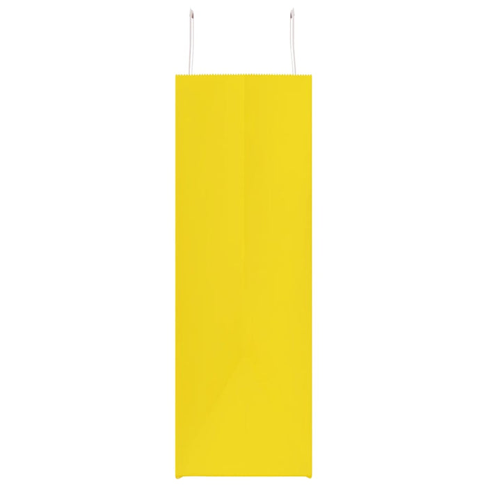 Pungi de hârtie 50 buc cu mânere galbene 54x15x49 cm - WALTI WALTI