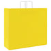 Pungi de hârtie 50 buc cu mânere galbene 54x15x49 cm - WALTI WALTI