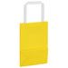 Pungi de hârtie 250 buc cu mânere galbene 15x8x21 cm - WALTI WALTI