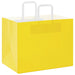 Pungi de hârtie 250 buc cu mânere galbene 32x22x24 cm - WALTI WALTI