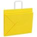 Pungi de hârtie 250 buc cu mânere galbene 32x22x24 cm - WALTI WALTI