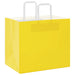 Pungi de hârtie 250 buc cu mânere galbene 32x22x28 cm - WALTI WALTI