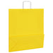 Pungi de hârtie 250 buc cu mânere galbene 45x17x48 cm - WALTI WALTI