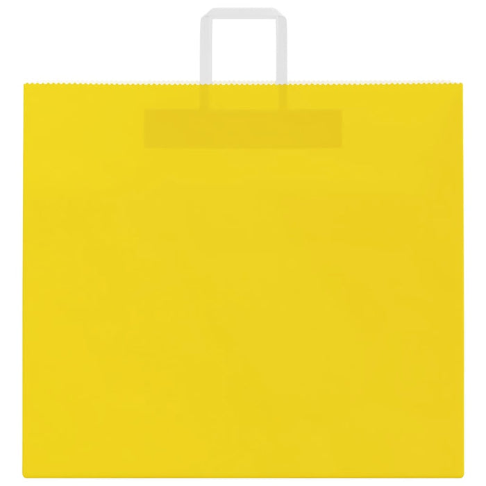 Pungi de hârtie 250 buc cu mânere galbene 54x15x49 cm - WALTI WALTI