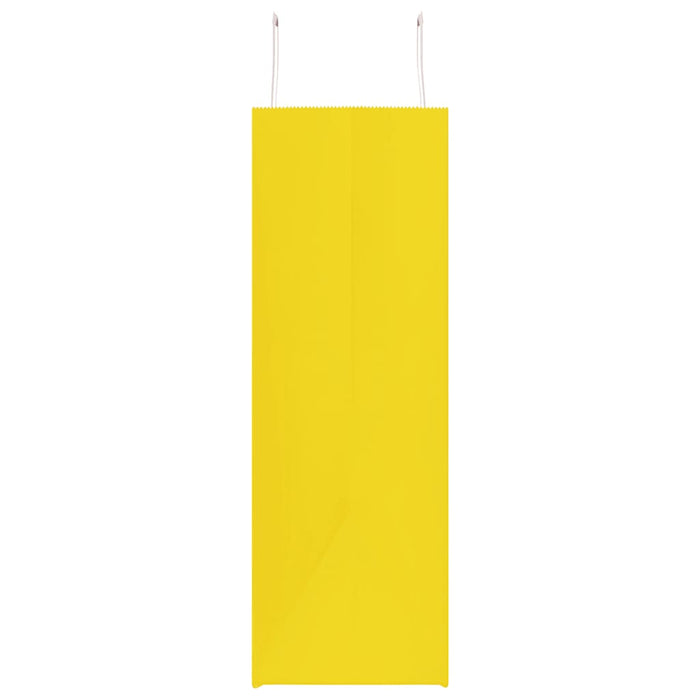 Pungi de hârtie 250 buc cu mânere galbene 54x15x49 cm - WALTI WALTI