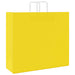 Pungi de hârtie 250 buc cu mânere galbene 54x15x49 cm - WALTI WALTI