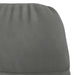 Scaun balansoar cu suport picioare, gri închis, catifea - WALTI WALTI