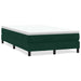 Pat cu arcuri fără saltea verde închis 120x210 cm catifea - WALTI WALTI