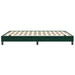 Pat cu arcuri fără saltea verde închis 140x210 cm catifea - WALTI WALTI