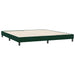 Pat cu arcuri fără saltea verde închis 180x210 cm catifea - WALTI WALTI