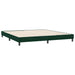 Pat cu arcuri fără saltea verde închis 180x210 cm catifea - WALTI WALTI