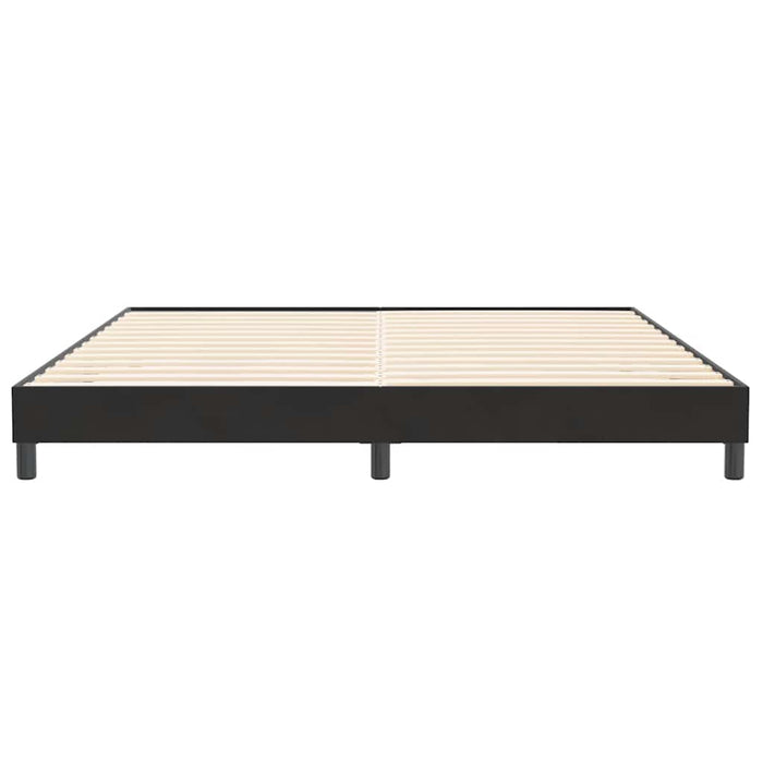 Pat cu arcuri fără saltea negru 200x210 cm catifea - WALTI WALTI