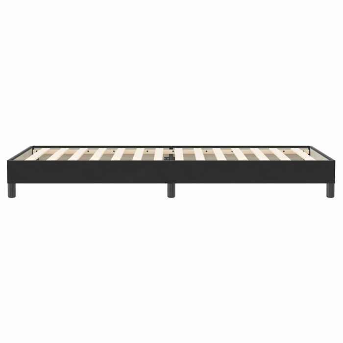 Pat cu arcuri fără saltea negru 90x220 cm catifea - WALTI WALTI
