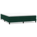 Pat cu arcuri fără saltea verde închis 180x220 cm catifea - WALTI WALTI