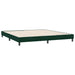 Pat cu arcuri fără saltea verde închis 180x220 cm catifea - WALTI WALTI