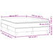 Pat box spring cu saltea, negru, 160x210 cm, catifea - WALTI WALTI