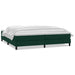 Pat box spring cu saltea, verde închis, 180x220 cm, catifea - WALTI WALTI