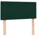 Pat box spring cu saltea, verde închis, 80x220 cm, catifea - WALTI WALTI