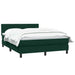 Pat box spring cu saltea, verde închis, 160x220 cm, catifea - WALTI WALTI