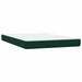 Pat box spring cu saltea, verde închis, 160x220 cm, catifea - WALTI WALTI