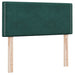 Pat box spring cu saltea, verde închis, 80x220 cm, catifea - WALTI WALTI