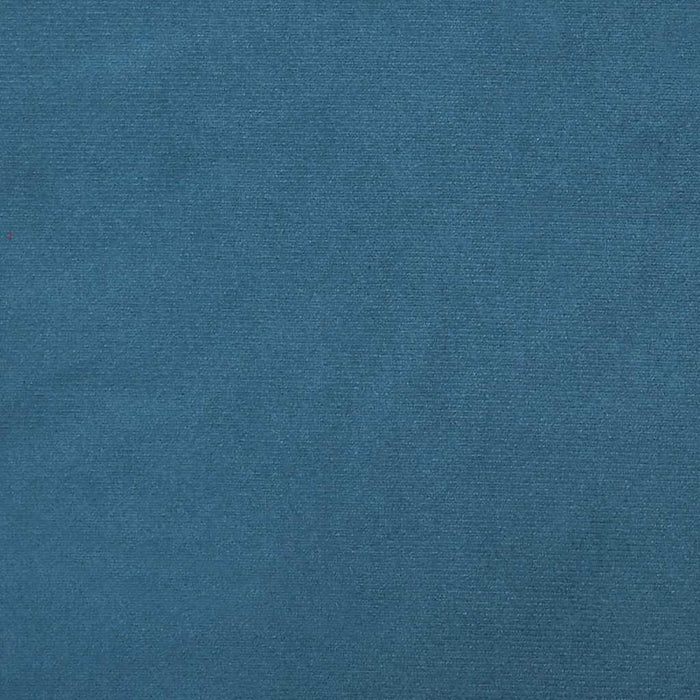 Pat box spring cu saltea, albastru închis, 120x220 cm, catifea WALTI