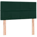 Pat box spring cu saltea, verde închis, 80x220 cm, catifea - WALTI WALTI