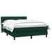 Pat box spring cu saltea, verde închis, 160x220 cm, catifea - WALTI WALTI