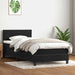 Pat box spring cu saltea, negru, 90x210 cm, catifea - WALTI WALTI
