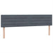 Pat box spring cu saltea, gri închis, 180x210 cm, catifea - WALTI WALTI