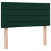 Pat box spring cu saltea, verde închis, 80x220 cm, catifea - WALTI WALTI